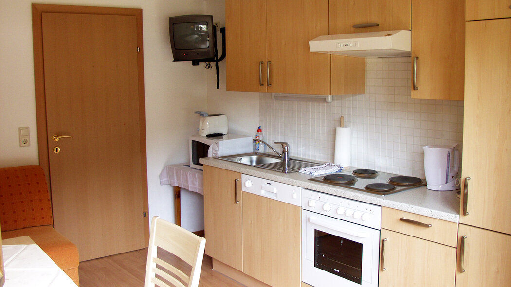 appartement kreuzjoch küche steinbock hintertux